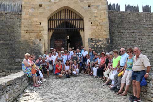 les participants au voyage