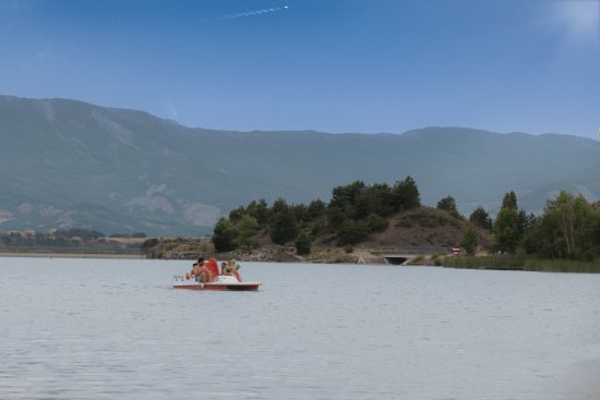 sur le lac du riou