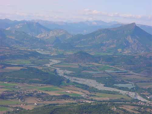 Le Bersac vu depuis le sommet de Chabre.