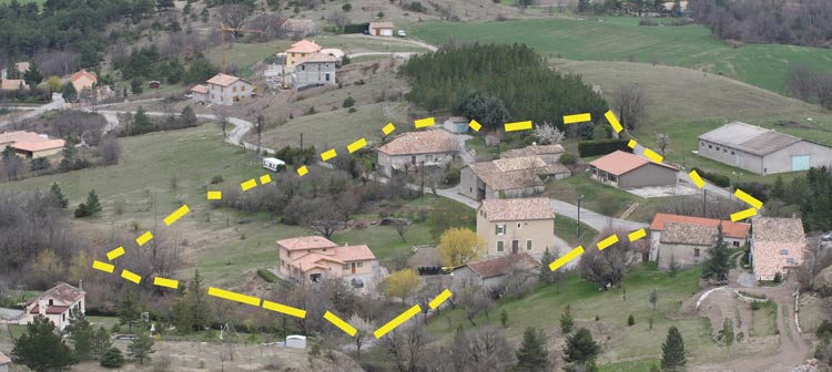 L'Ubac vu depuis la Machotte