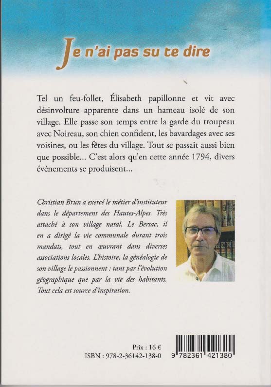 Je n'ai pas sus te dire