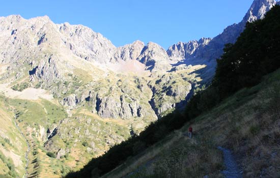 Refuge des Souffles, col des Clochettes et lac Lautier