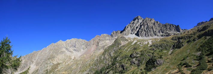 Refuge des Souffles, col des Clochettes et lac Lautier